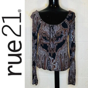 Rue21 Long Sleeve Top sz Small